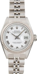 Ladies Rolex Datejust 69174 White Dial