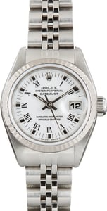 Pre-Owned Ladies Rolex Datejust Ref 69174 White Dial
