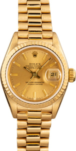 Rolex Lady Datejust 69178 Champagne Index Dial