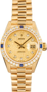 Ladies Rolex Datejust 79088 18k Yellow Gold