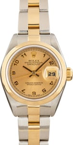 Rolex Ladies Datejust 79163 Champagne Arabic Dial