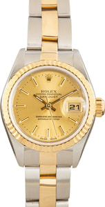 Pre-owned Ladies Rolex Datejust Ref 79173 Champagne Dial