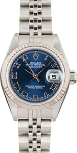 Ladies Rolex Datejust 79174 Blue Dial