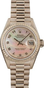 Ladies Rolex Datejust 79179 Pearl Dial
