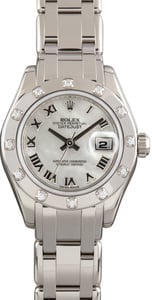Used Rolex Datejust Pearlmaster Ref 80319 Mother of Pearl