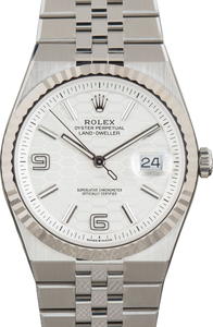 Pre-Owned Rolex Land-Dweller 40 Ref 127334 Honeycomb Motif Dial