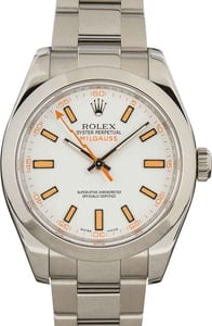 Rolex Milgauss 116400 White Dial