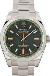 Preowned Rolex Milgauss Ref 116400 Black