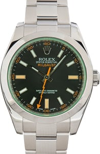 Rolex Milgauss 116400 Black Dial