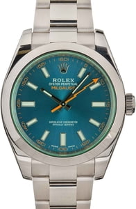 Rolex Milgauss 116400GV Blue
