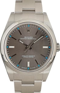 Rolex Oyster Perpetual 114300 Rhodium Dial