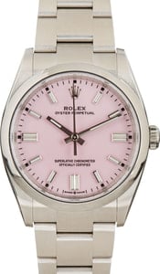 Rolex Oyster Perpetual 36 Pink Dial 126000 Stainless Steel