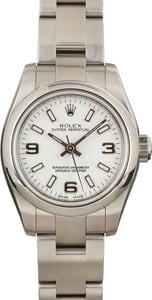Pre Owned Ladies Rolex Oyster Perpetual 176200 White Dial