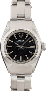 Rolex Lady Oyster Perpetual 6718 Black Dial