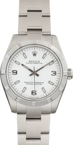 Pre-Owned Midsize Rolex Oyster Perpetual Ref 177210 White Dial