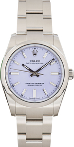 Pre-Owned Lavender Dial Rolex Oyster Perpetual 34 Ref 124200