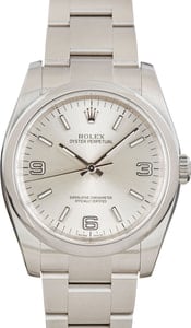 Rolex Oyster Perpetual 36 Silver Dial 116000 Stainless Steel