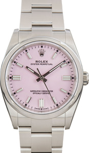 Rolex Oyster Perpetual 36 Pink Dial 126000 Stainless Steel