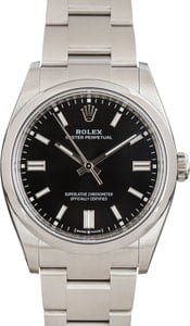 Rolex Oyster Perpetual Ref 126000 Black Dial