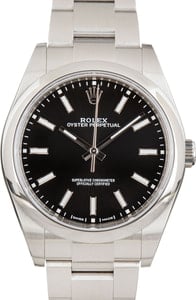 Rolex Oyster Perpetual Ref 114300 Black Dial