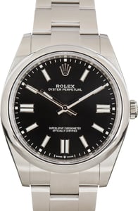 Used Rolex Oyster Perpetual 41 Ref 124300 Black Dial