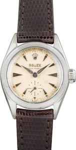 Vintage Ladies Rolex Oyster Peprepetual Ref 6504 Stainless Steel