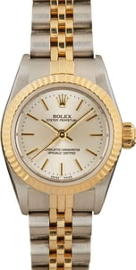Ladies Rolex Oyster Perpetual 67193 Steel & 18k Gold