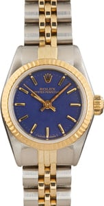 Ladies Rolex Oyster Perpetual 67193 Blue Dial