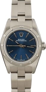 Pre-Owned Rolex Oyster Perpetual 76030 Blue Dial