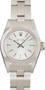 Rolex Lady Oyster Perpetual 67180 Silver Dial