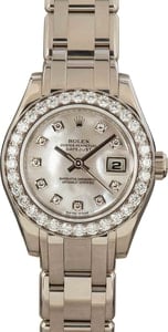 Ladies Rolex Pearlmaster 80299 Diamonds