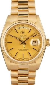 Rolex Presidential Day-Date 18038 Champagne Dial
