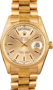 Rolex Presidential Day-Date 18078 Bark Accents