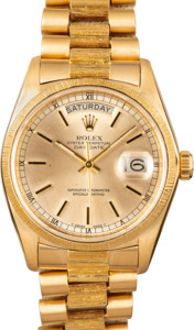 Rolex Presidential Day-Date 18078 Bark Accents