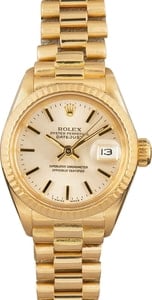 Ladies Rolex President 6917 18k Yellow Gold