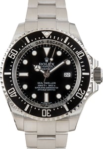 Pre-Owned Rolex Sea-Dweller Deepsea Ref 116660 Black Luminous Dial
