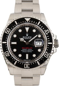 Pre-owned Rolex Sea-Dweller 126600 Red Lettering