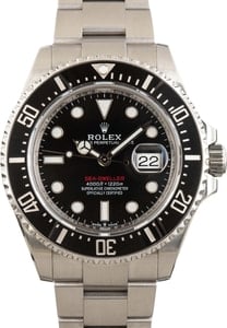 Pre-owned Rolex Sea-Dweller Ref 126600 Red Lettering