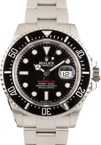 Men's Pre-owned Rolex Sea-Dweller ref 126600 Black Dial