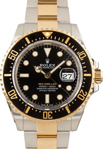 Pre-Owned Rolex Sea-Dweller Ref 126603 Black Chromalight Dial