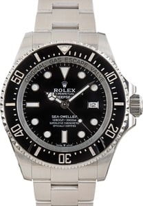 182567 Pre Owned Rolex Sea-Dweller Ref 126660 Steel Oyster