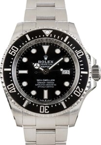 182911 Pre Owned Rolex Sea-Dweller Ref 126660 Steel Oyster