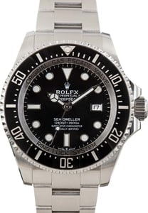 Mens Rolex Sea-Dweller 126660 Black Dial