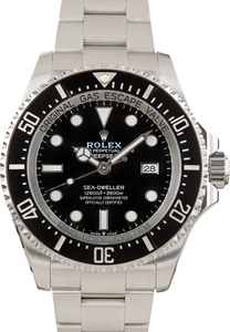 Pre-Owned Black Dial Rolex Sea-Dweller Ref 126660