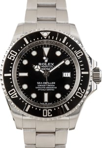Pre-Owned Rolex Sea-Dweller Ref 126660 Black Chromalight Dial