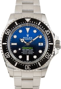 Pre-Owned D-Blue Rolex Sea-Dweller Deepsea Ref 136660B