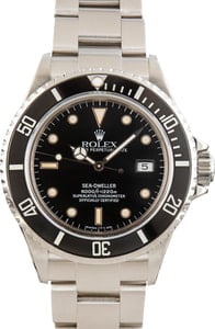 Pre-owned Rolex Sea-Dweller Ref 16600 Stainless Steel