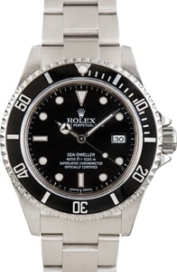Men's Rolex Sea-Dweller Ref 16600 Black Dial