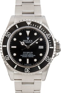 Rolex Sea-Dweller Black Dial Ref 16600 Stainless Steel