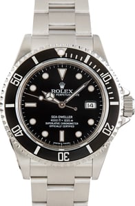 Pre-Owned Rolex Sea-Dweller Ref 16600 Helium Escape Valve